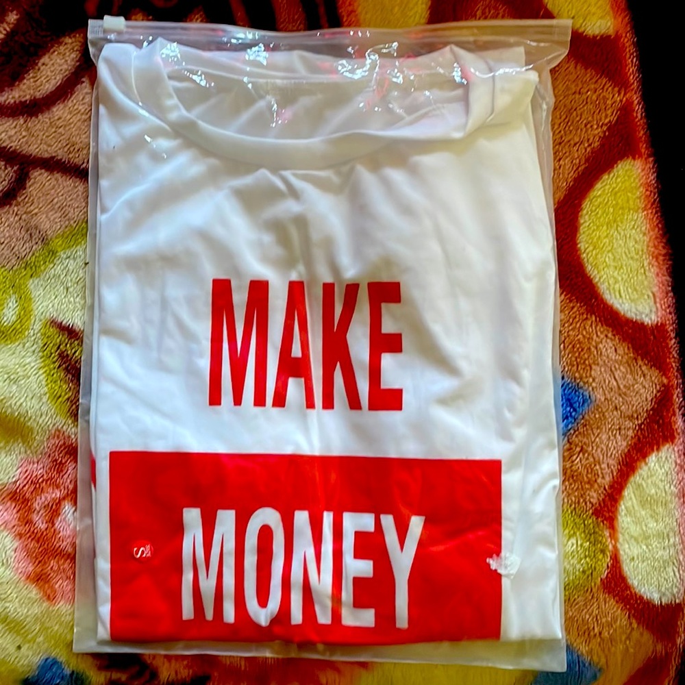 T-Shirt Dress “MAKE MONEY NOT FRIENDS”